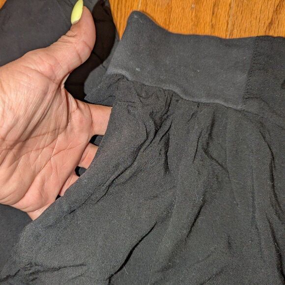 Material Girl Size XL Black High Waist Harem Loose Pants Joggers - Picture 5 of 7